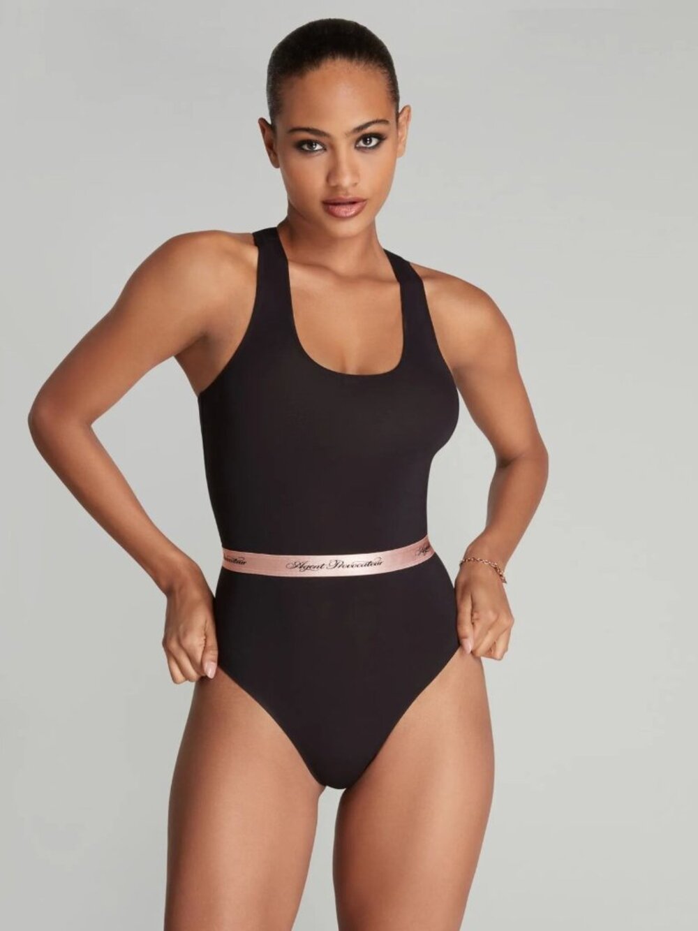 Agent Provocateur Clea Black Bodysuit NWT